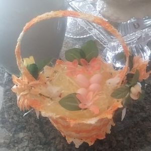 Easter crochet basket